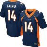Cheap Cody Latimer Broncos Jersey From China #14 Blue Elite