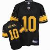 Cheap Santonio Holmes Steelers Jersey #10 Black Yellow Number From China