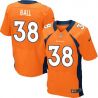 Cheap Montee Ball Broncos Jersey From China #38 Orange Elite