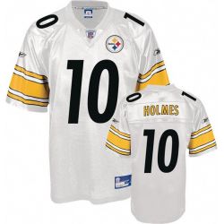 Cheap Santonio Holmes Steelers Jersey #10 White From China