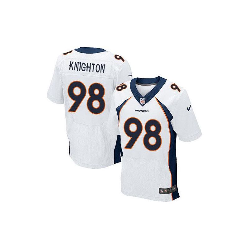 Cheap Terrance Knighton Broncos Jersey From China #98 White Elite Cheap Terrance Knighton Broncos Jersey From China #98 White Elite