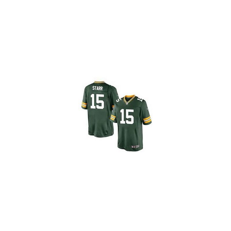 Cheap Bart Starr Packers Jersey From China #15 Green Elite