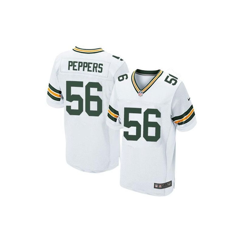 Cheap Julius Peppers Packers Jersey From China #56 White Elite