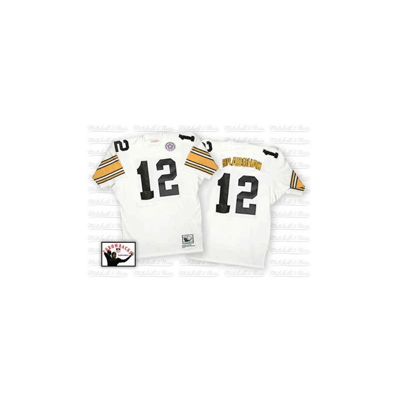 Cheap Terry Bradshaw Steelers Jersey #12 White Throwback From China Cheap Terry Bradshaw Steelers Jersey #12 White Throwback From China