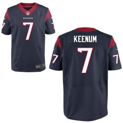 Cheap Case Keenum Texans Jersey From China #7 Blue Elite