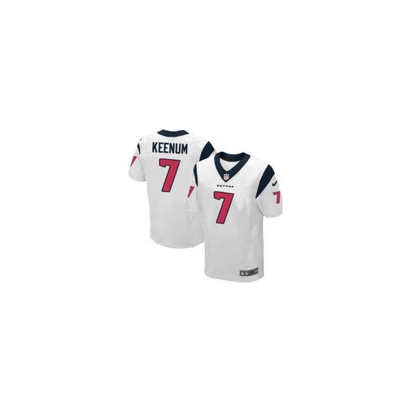 Cheap Case Keenum Texans Jersey From China #7 White Elite