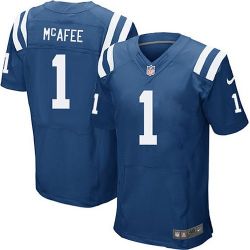 Cheap Pat Mcafee Colts Jersey From China #1 Blue Elite