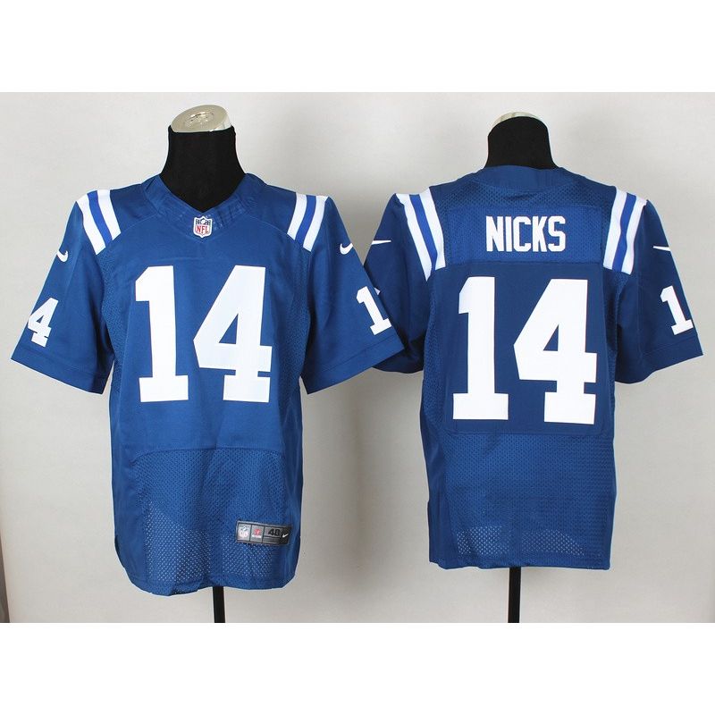 Cheap Hakeem Nicks Colts Jersey From China #14 Blue Elite Cheap Hakeem Nicks Colts Jersey From China #14 Blue Elite