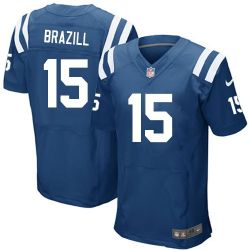 Cheap LaVon Brazill Colts Jersey From China #15 Blue Elite