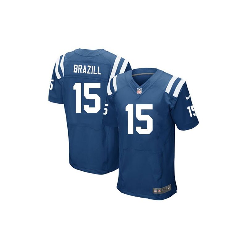Cheap LaVon Brazill Colts Jersey From China #15 Blue Elite Cheap LaVon Brazill Colts Jersey From China #15 Blue Elite