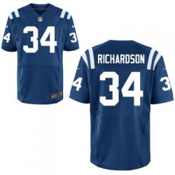 Cheap Trent Richardson Colts Jersey From China #34 Blue Elite