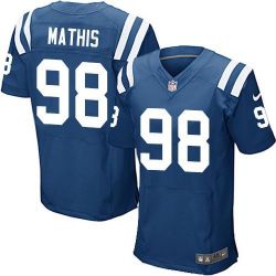 Cheap Robert Mathis Colts Jersey From China #98 Blue Elite