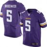 Cheap Teddy Bridgewater Vikings Jersey From China #5 Purple 2014new Elite