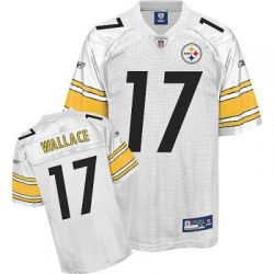 Cheap Mike Wallace Steelers Jersey #17 White From China