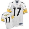 Cheap Mike Wallace Steelers Jersey #17 White 2011 Super Bowl From China