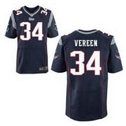 Cheap Shane Vereen Patriots Jersey From China #34 Blue Elite