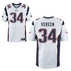 Cheap Shane Vereen Patriots Jersey From China #34 White Elite