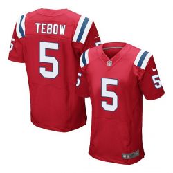 Cheap Tim Tebow Patriots Jersey From China #5 Red Elite