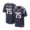 Cheap Vince Wilfork Patriots Jersey From China #75 Blue Elite