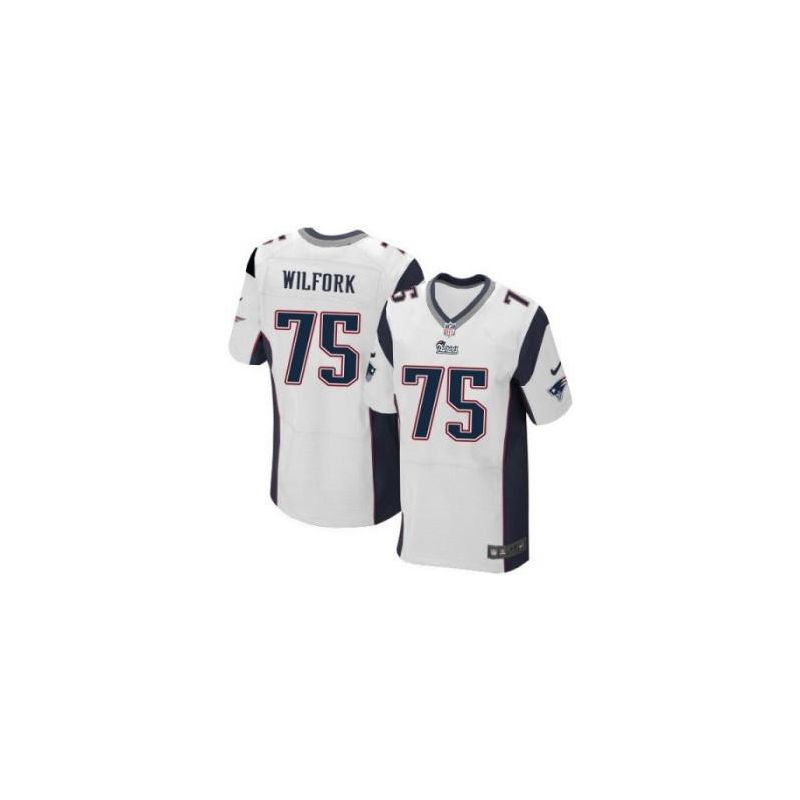 Cheap Vince Wilfork Patriots Jersey From China #75 White Elite Cheap Vince Wilfork Patriots Jersey From China #75 White Elite