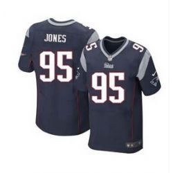 Cheap Chandler Jones Patriots Jersey From China #95 Blue Elite