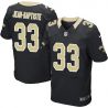 Cheap Stanley Jean-Baptiste Saints Jersey From China #33 Black Elite