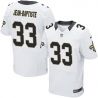 Cheap Stanley Jean-Baptiste Saints Jersey From China #33 White Elite