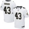 Cheap Vinnie Sunseri Saints Jersey From China #43 White Elite