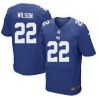 Cheap David Wilson Giants Jersey From China #22 Blue Elite