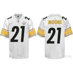 Cheap Mewelde Moore Steelers Jersey #21 White From China