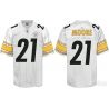 Cheap Mewelde Moore Steelers Jersey #21 White From China