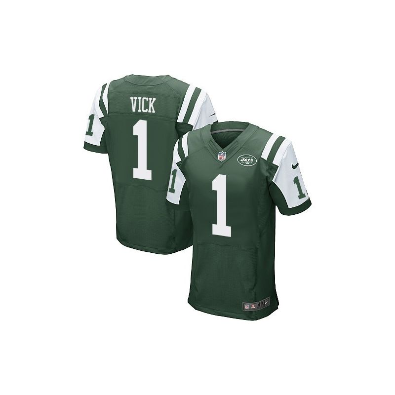 Cheap Michael Vick Jets Jersey From China #1 Green Elite