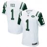 Cheap Michael Vick Jets Jersey From China #1 White Elite