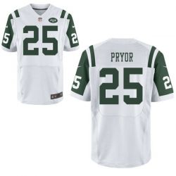 Cheap Calvin Pryor Jets Jersey From China #25 White Elite