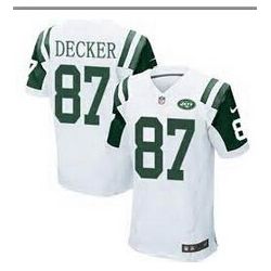 Cheap Eric Decker Jets Jersey From China #87 White Elite