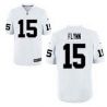 Cheap Matt Flynn Raiders Jersey From China #15 White Elite