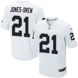 Cheap Maurice Jones-Drew Raiders Jersey From China #21 White Elite