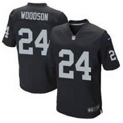 Cheap Charles Woodson Raiders Jersey From China #24 Black Elite