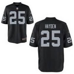 Cheap DJ Hayden Raiders Jersey From China #25 Black Elite