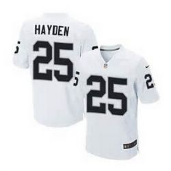 Cheap DJ Hayden Raiders Jersey From China #25 White Elite