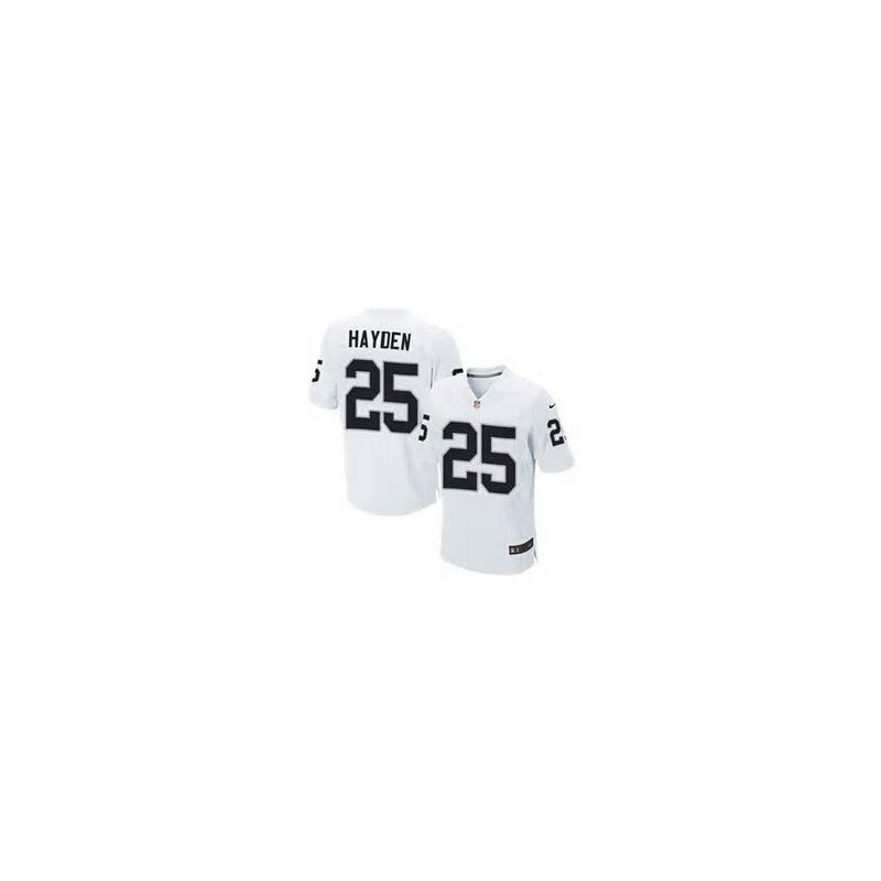 Cheap DJ Hayden Raiders Jersey From China #25 White Elite