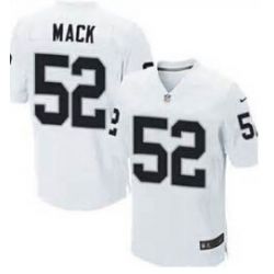 Cheap Khalil Mack Raiders Jersey From China #52 White Elite
