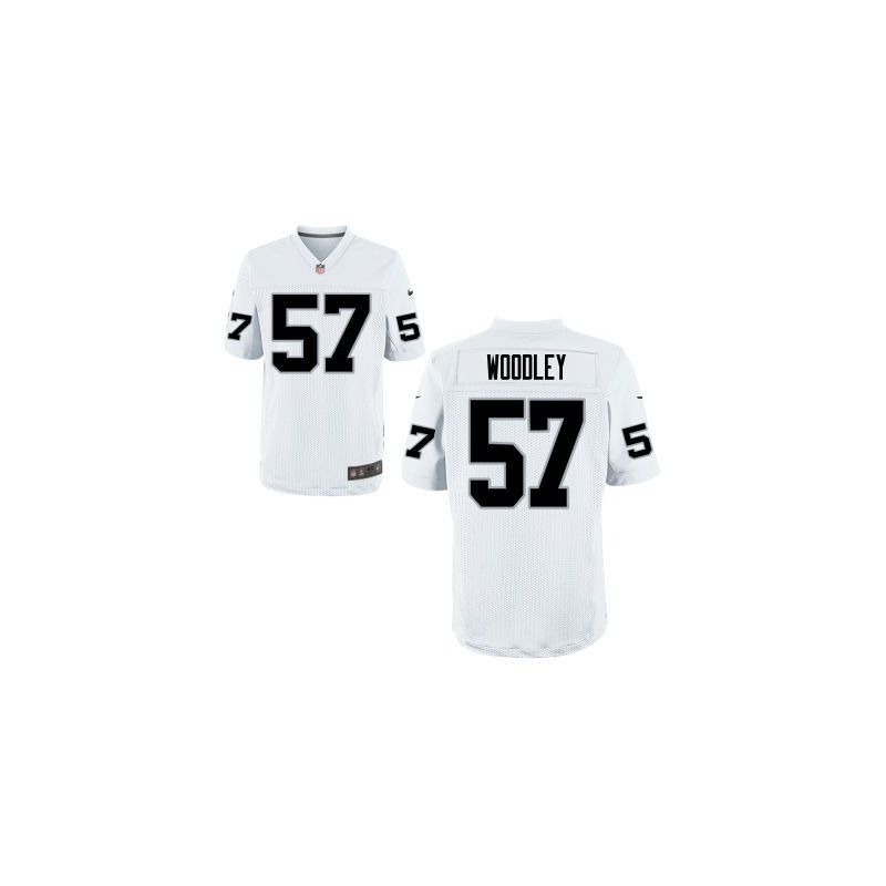 Cheap LaMarr Woodley Raiders Jersey From China #57 White Elite Cheap LaMarr Woodley Raiders Jersey From China #57 White Elite