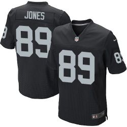 Cheap James Jones Raiders Jersey From China #89 Black Elite
