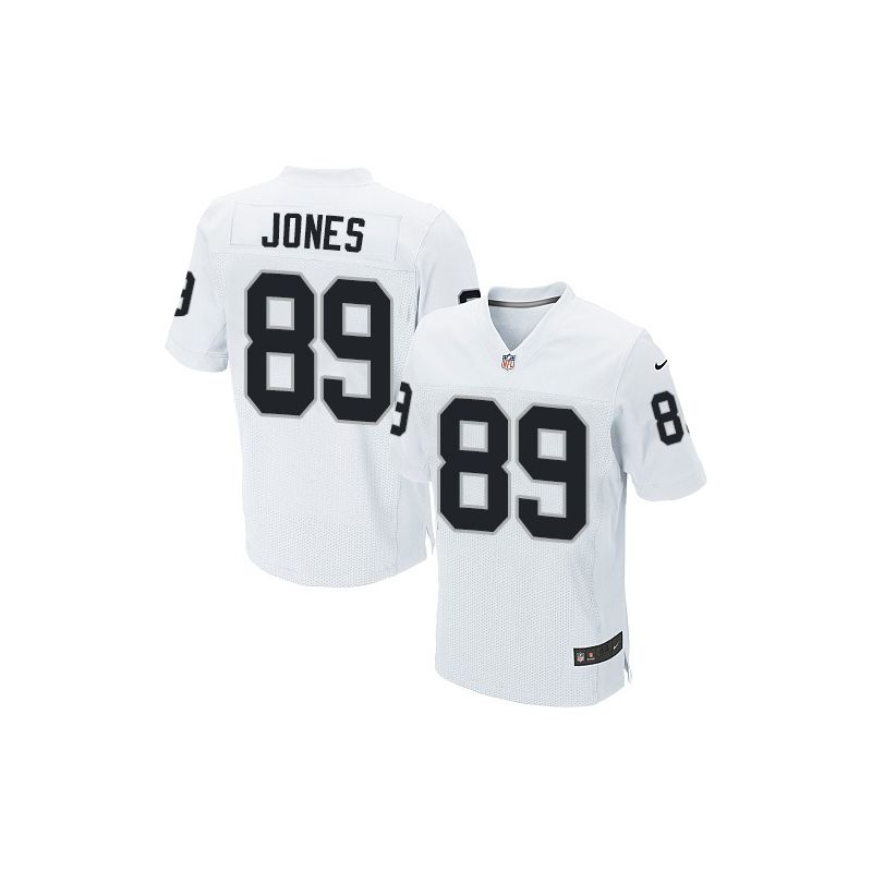 Cheap James Jones Raiders Jersey From China #89 White Elite Cheap James Jones Raiders Jersey From China #89 White Elite