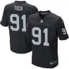 Cheap Justin Tuck Raiders Jersey From China #91 Black Elite