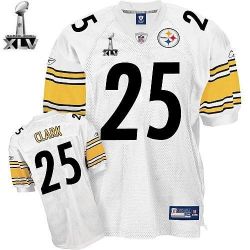 Cheap Ryan Clark Steelers Jersey #25 White 2011 Super Bowl From China