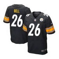 Cheap LeVeon Bell Steelers Jersey From China #26 Black Elite