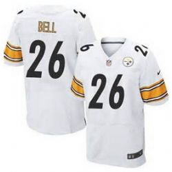 Cheap LeVeon Bell Steelers Jersey From China #26 White Elite