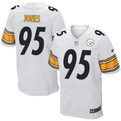 Cheap Jarvis Jones Steelers Jersey From China #95 White Elite